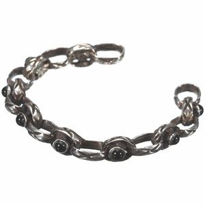 SOLD ⚠️ PAMELA LOVE FOR TOPSHOP silver black cuff